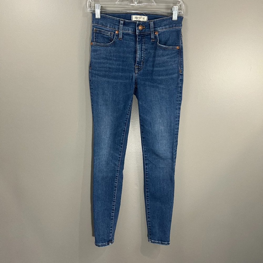 Madewell 9" mid Rise Skinny Jeans Size 25 Medium Wash